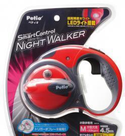 PETIO 夜行者海棗紅時尚伸縮牽引器 M